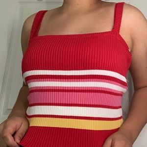 striped tank top